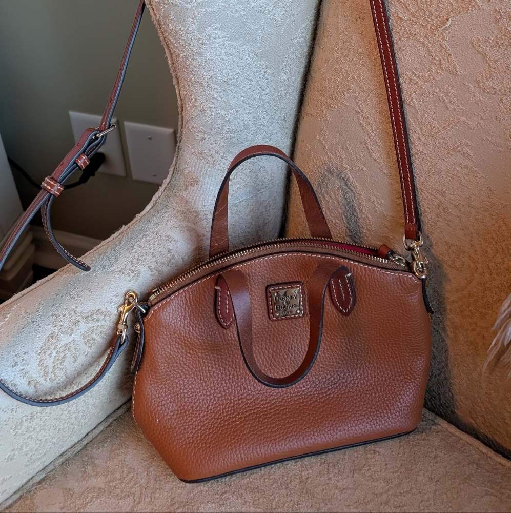 Dooney & Bourke Brown Mini Bag with Adjustable Strap